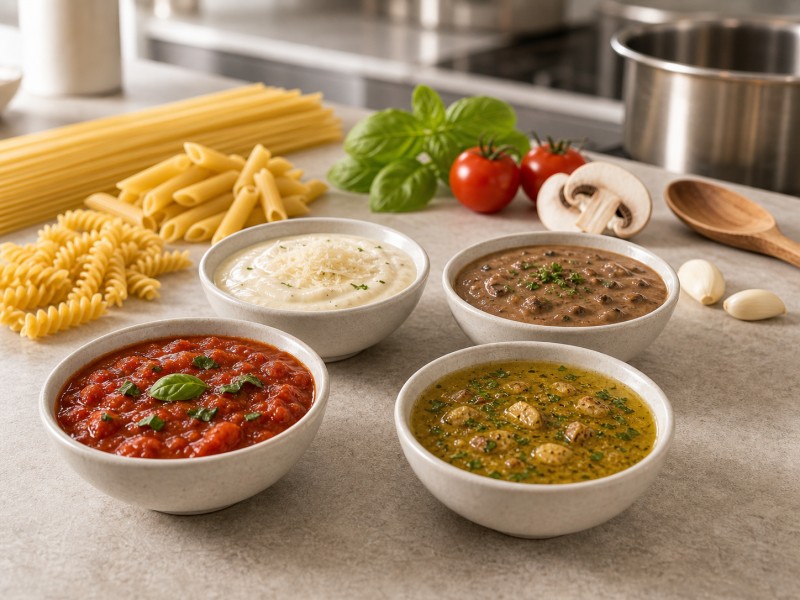 ຊອດ Pasta ພິເສດທີ່ມີລົດຊາດສໍາລັບການປຸງອາຫານຫຼາກຫຼາຍຊະນິດ