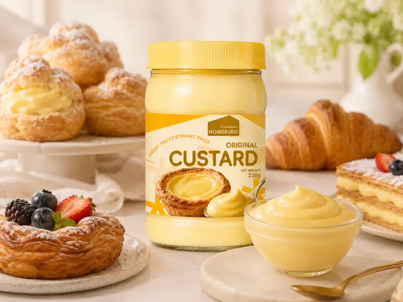 ຊອດ Custard ຕົ້ນສະບັບທີ່ອຸດົມສົມບູນ