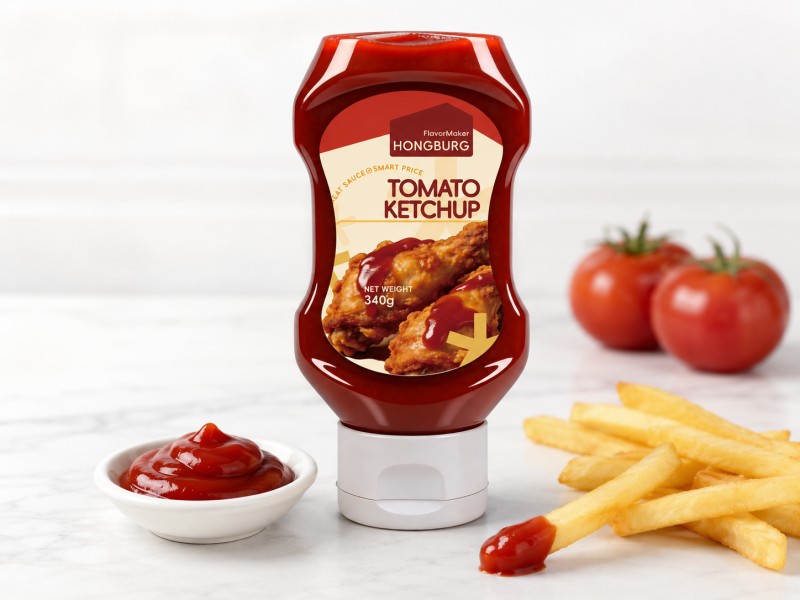 Ketchup ຫມາກເລັ່ນຫວານແລະຫນາແຫນ້ນ